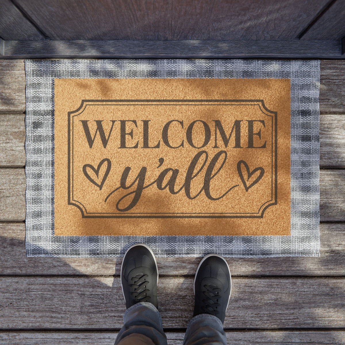 Welcome Y'all Doormat