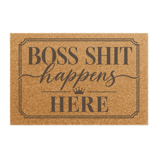 Boss Shit Doormat