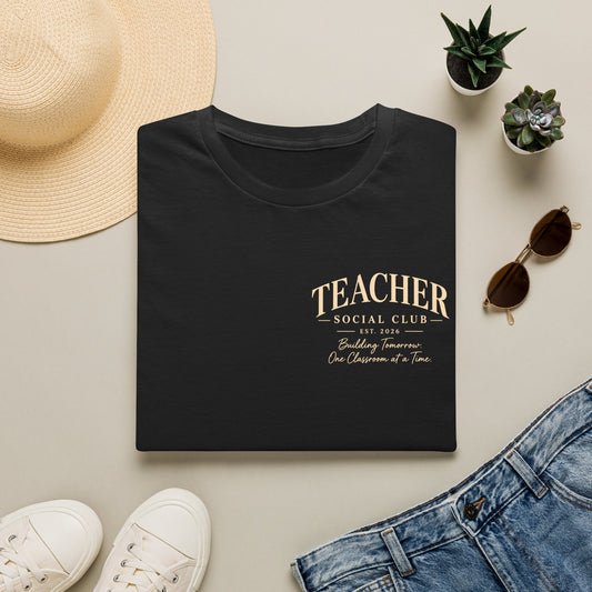 Teacher Social Club T-Shirt – Vintage Collegiate Teacher Gift Tee