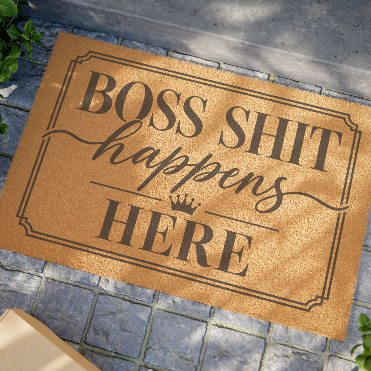 Boss Shit Doormat