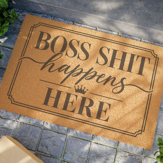 Boss Shit Doormat