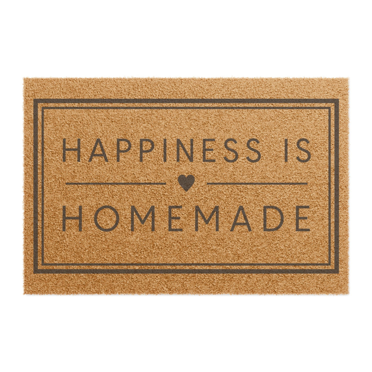 Happiness Is Homemade Doormat