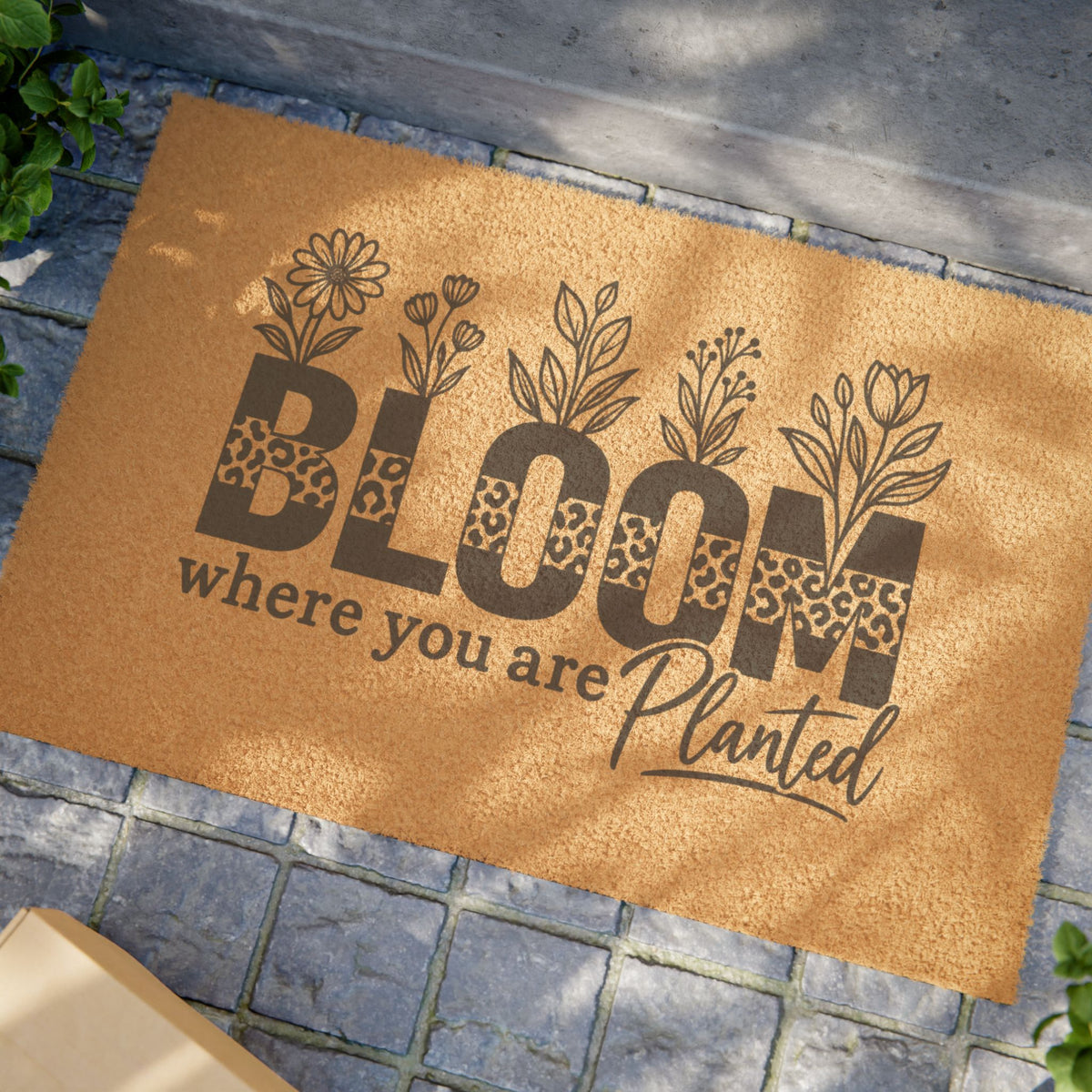 Bloom Where Planted Doormat