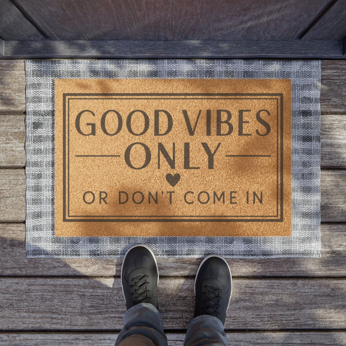 Good Vibes Only Doormat