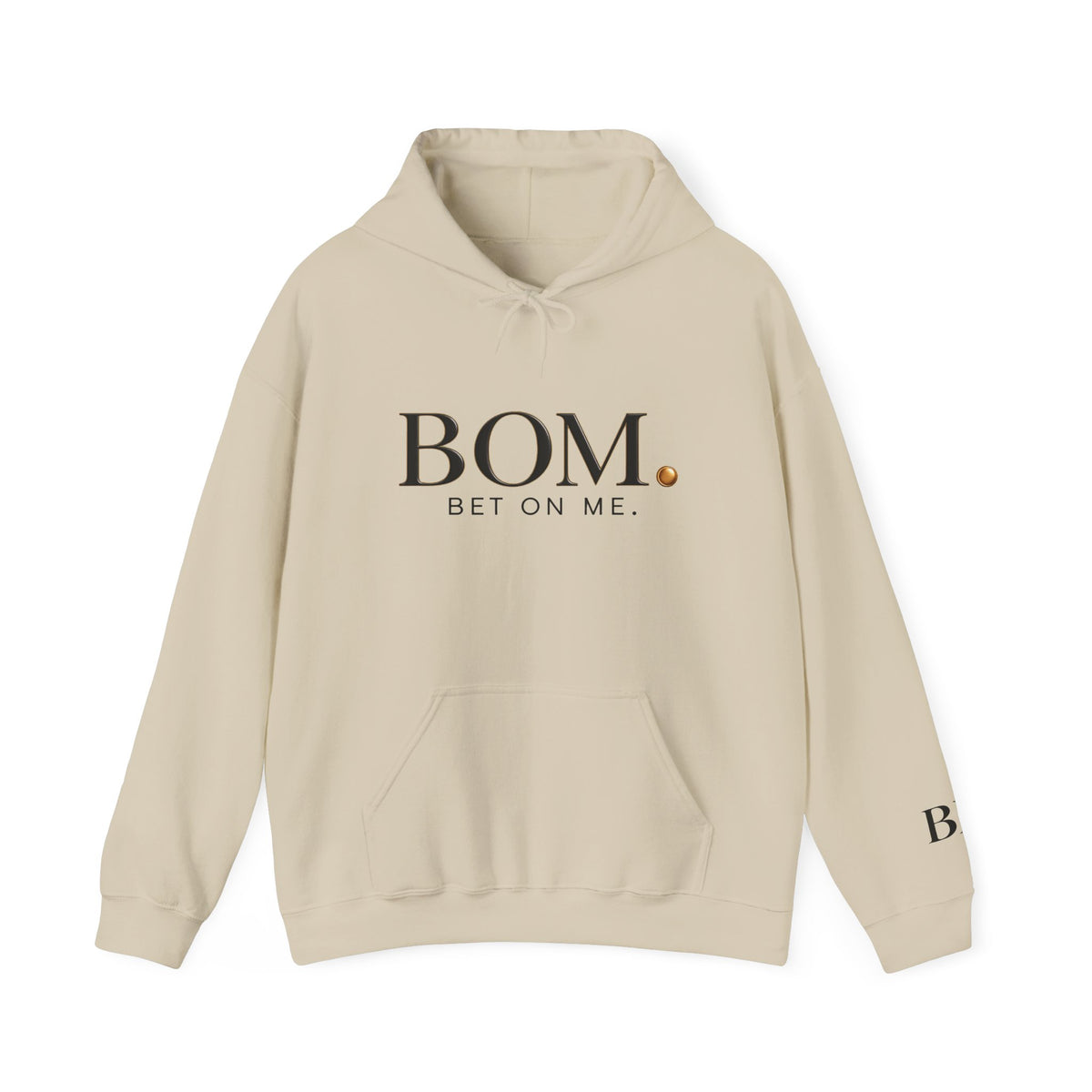 BOM Neutral Back Graphic Unisex Hooded Sweatshirt