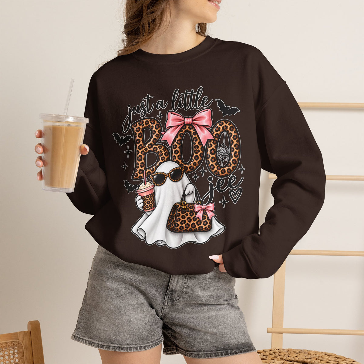 Just A Little BOO Jee Crewneck Sweatshirt
