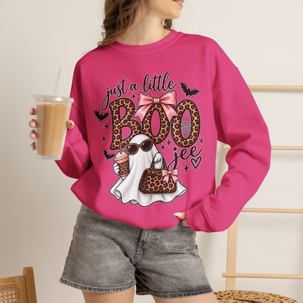 Just A Little BOO Jee Crewneck Sweatshirt