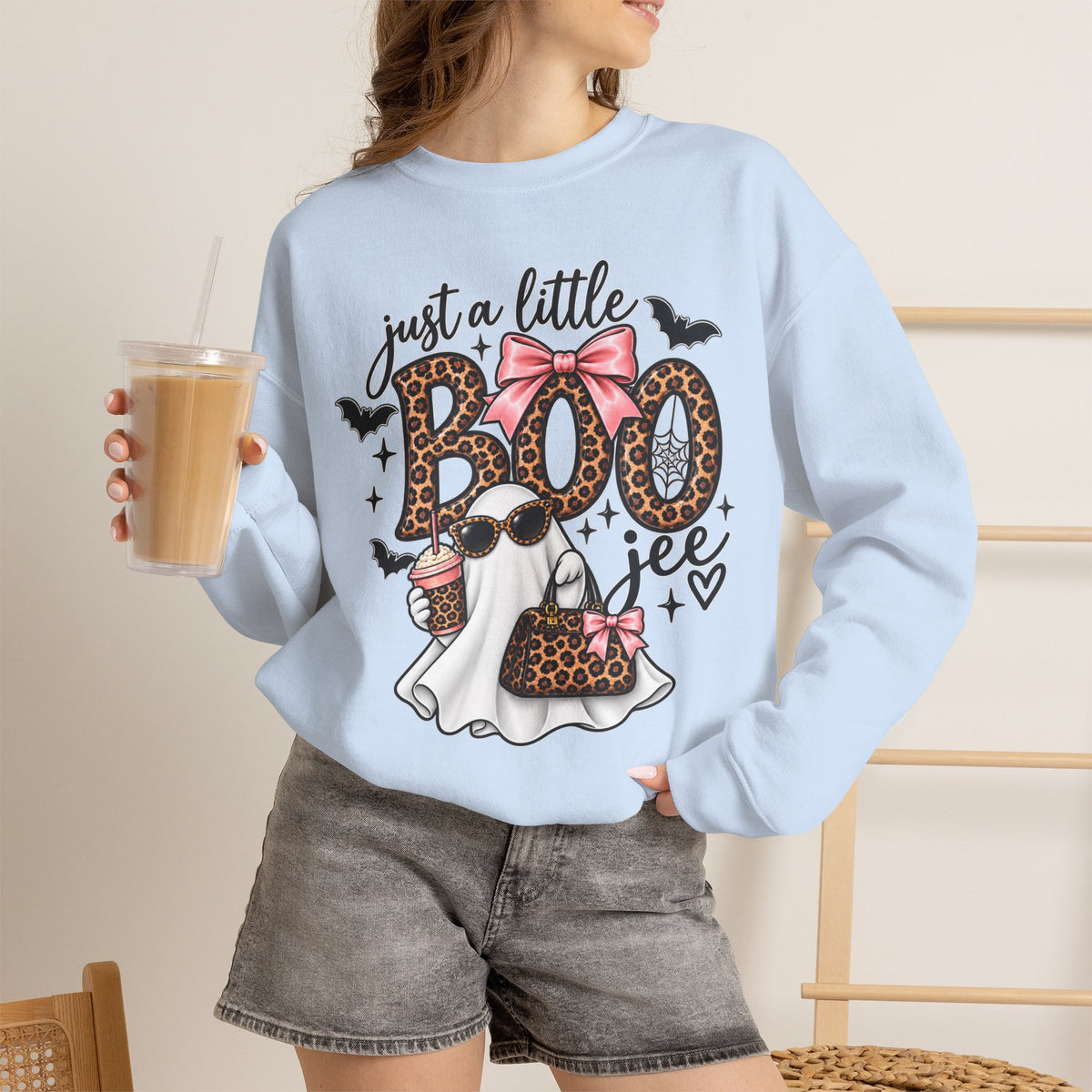 Just A Little BOO Jee Crewneck Sweatshirt