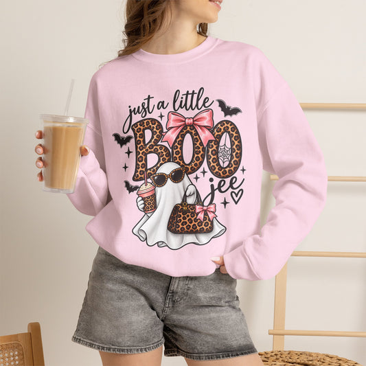 Just A Little BOO Jee Crewneck Sweatshirt