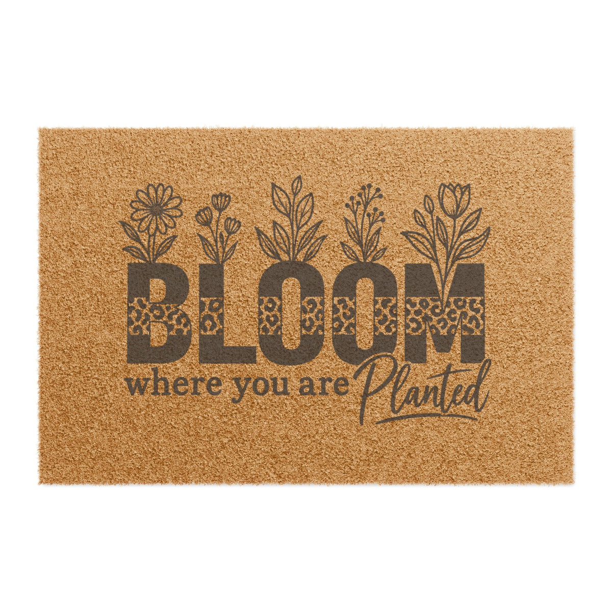 Bloom Where Planted Doormat