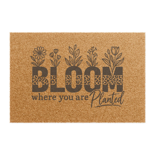 Bloom Where Planted Doormat