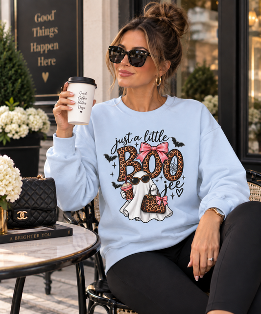 Just A Little BOO Jee Crewneck Sweatshirt