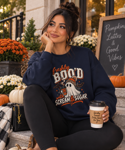Freshly BOO'd Unisex Crewneck Sweatshirt