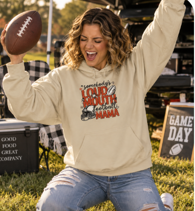 Loud Mouth Mama Hooded Sweatshirt