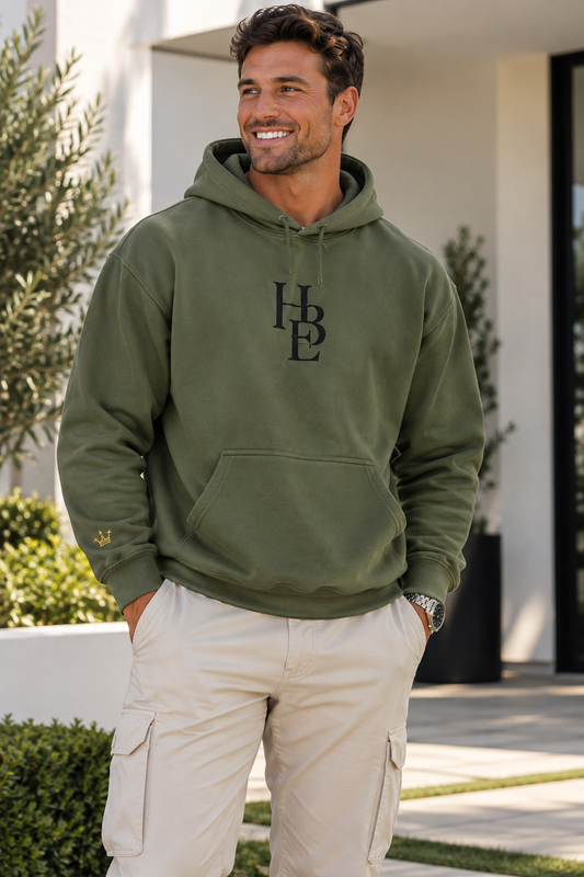 House Of BE Embroidered Unisex Hooded Sweatshirt