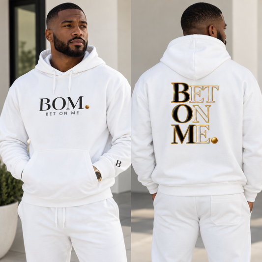 BOM Neutral Back Graphic Unisex Hooded Sweatshirt