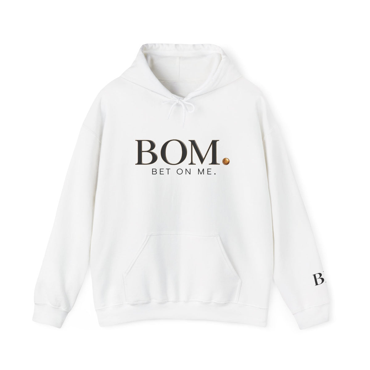 BOM Neutral Back Graphic Unisex Hooded Sweatshirt