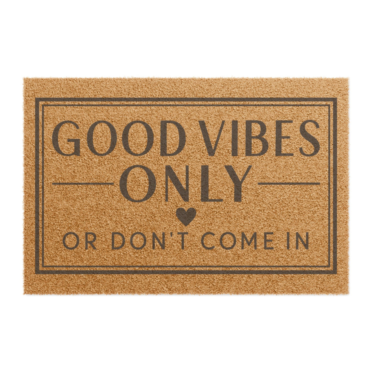 Good Vibes Only Doormat