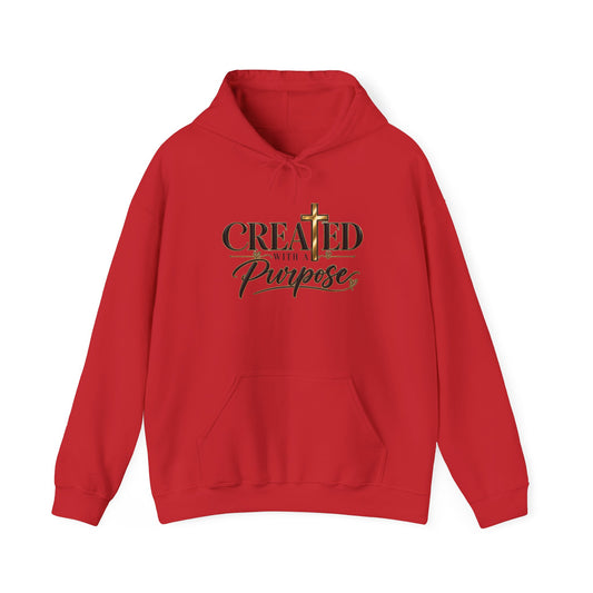 Created With a Purpose Unisex Hooded Sweatshirt