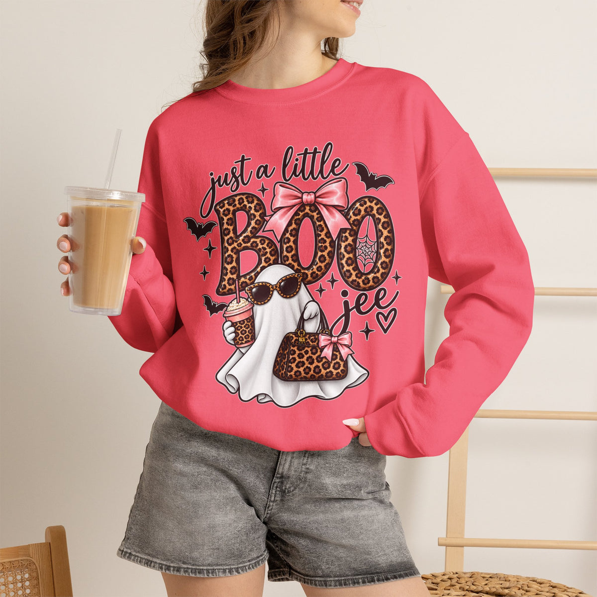 Just A Little BOO Jee Crewneck Sweatshirt