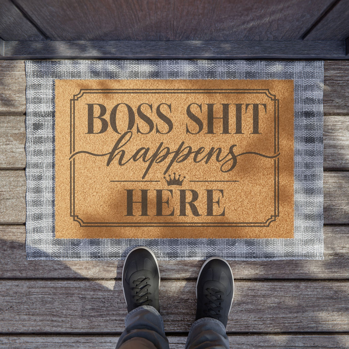 Boss Shit Doormat
