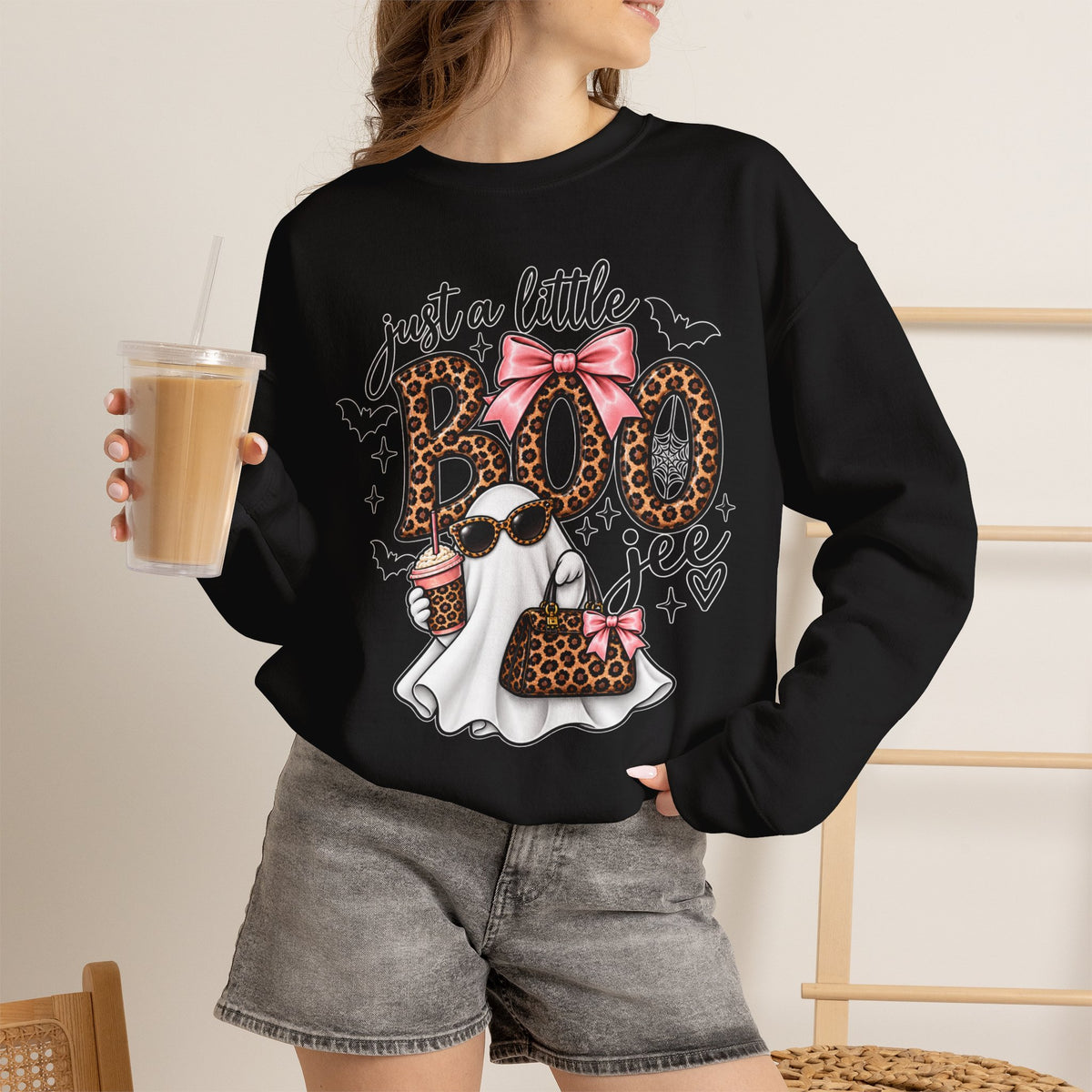 Just A Little BOO Jee Crewneck Sweatshirt